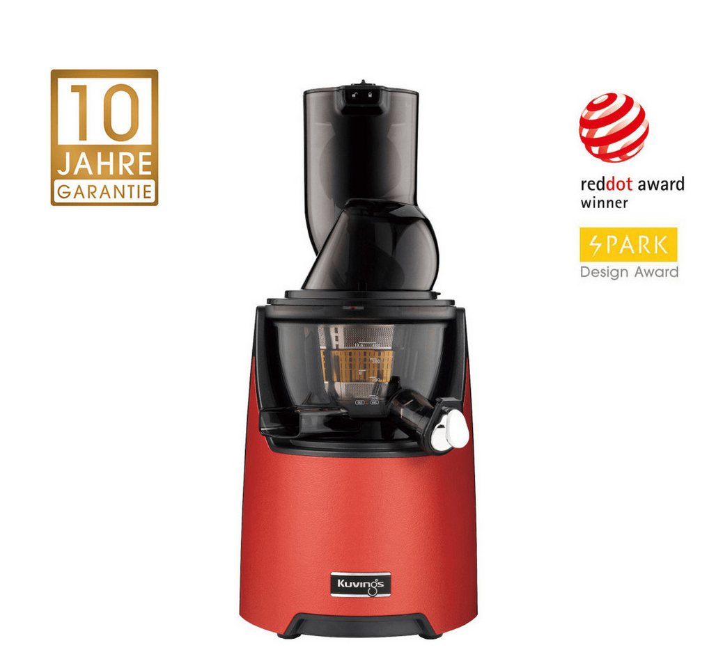 Kuvings Entsafter EVO820 (NS-1256CEC), 240,00 W, Mastizierender Kaltpress-Entsafter mit großer Einfüllöffnung