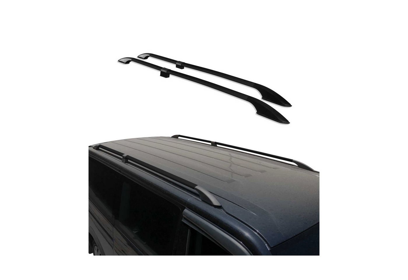 OMAC Dachträger Dachreling für Ford Transit Tourneo Custom 2012-2024 L2 Langer Alu (2-St), Rostbeständig, Einfache Montage, Korrosionsbeständig Bild 4