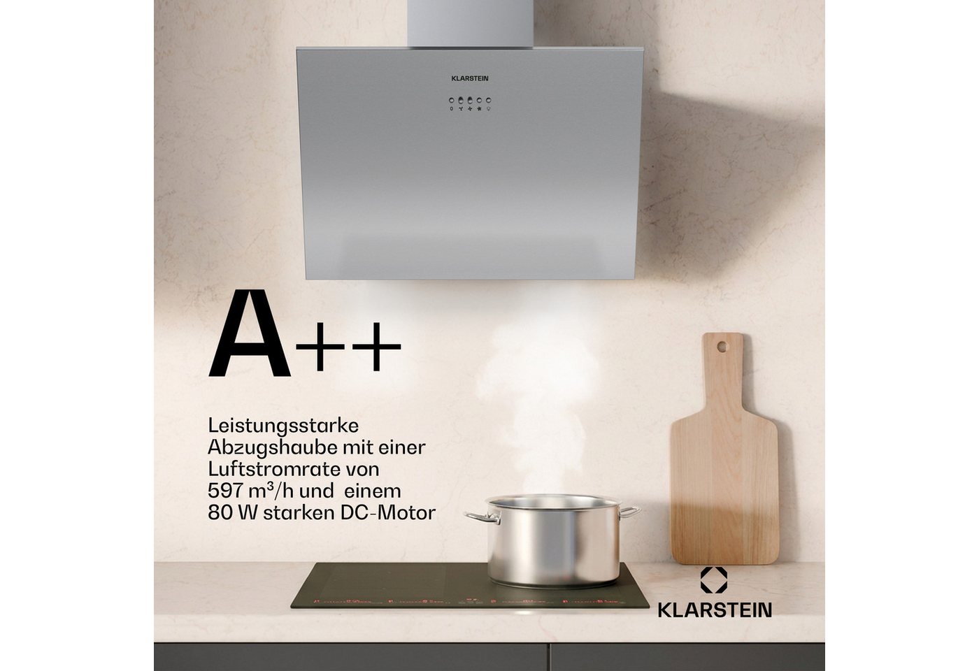 Klarstein Deckenhaube Silver Lining 60 Bild 5