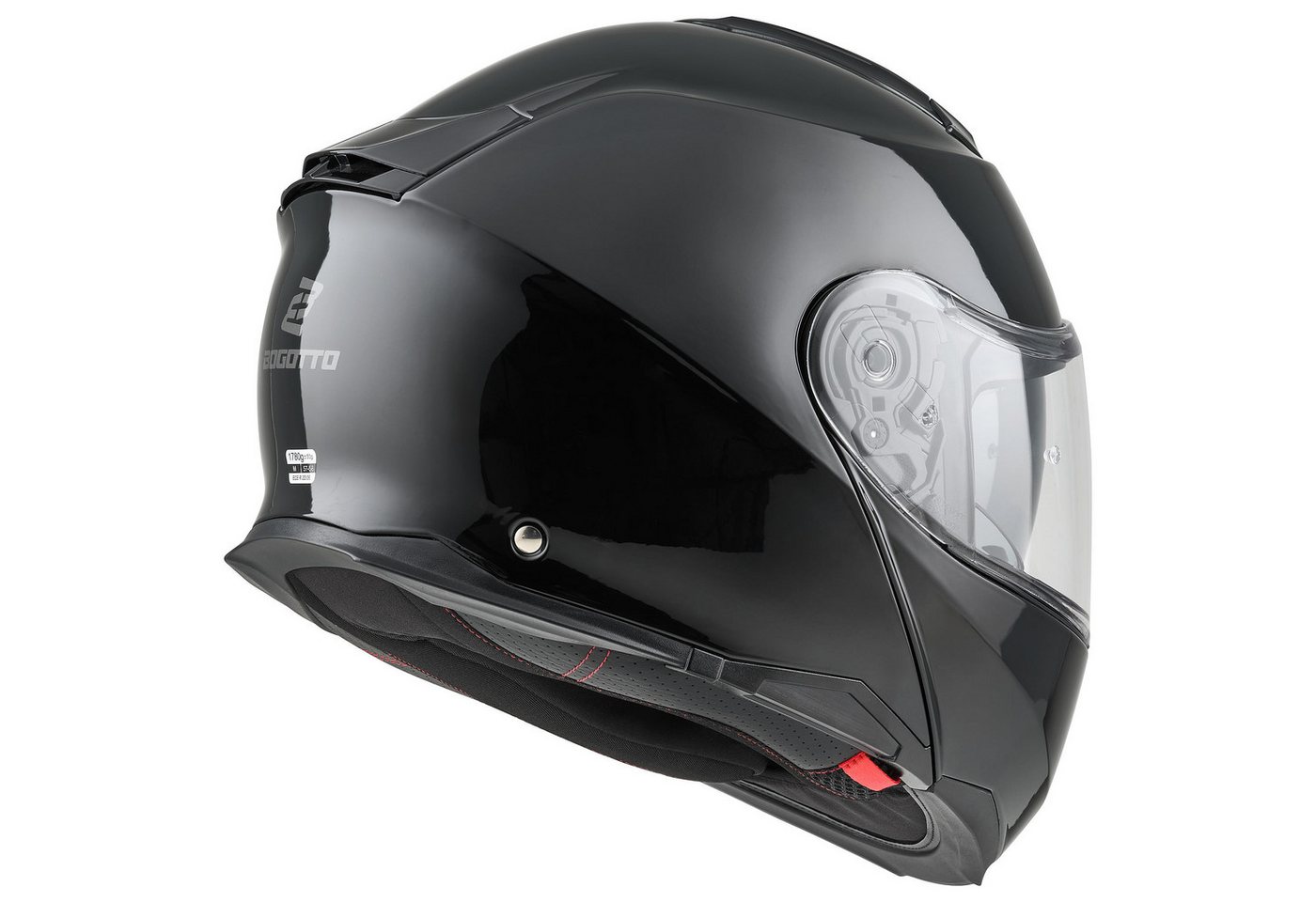 Bogotto Motorradhelm H272 Bluetooth Klapphelm, Integriertes Kommunikationssystem,geeignet Für Brillenträger,vorb Bild 2