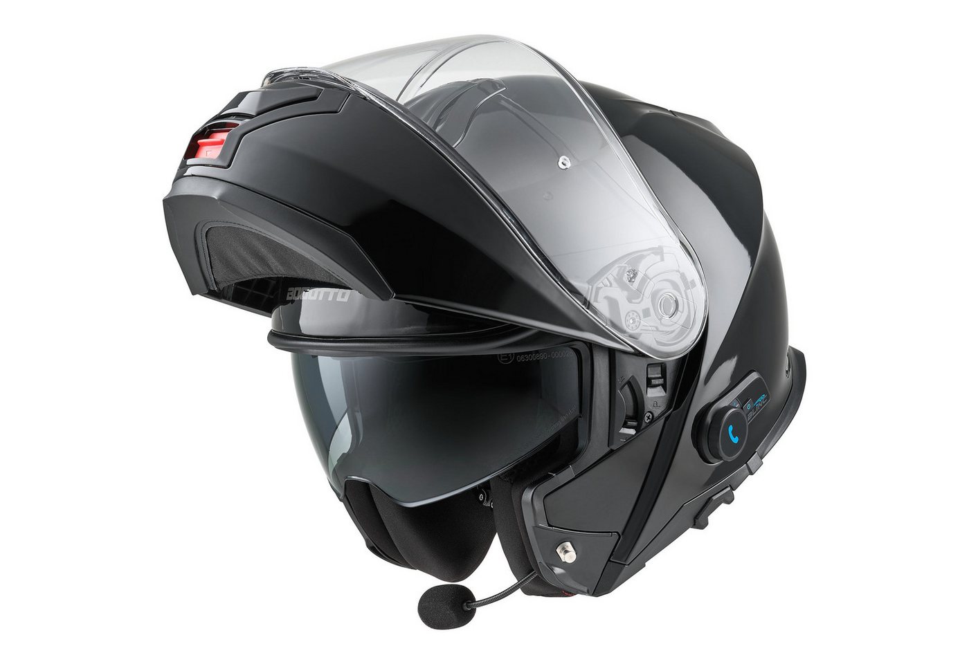 Bogotto Motorradhelm H272 Bluetooth Klapphelm, Integriertes Kommunikationssystem,geeignet Für Brillenträger,vorb Bild 3