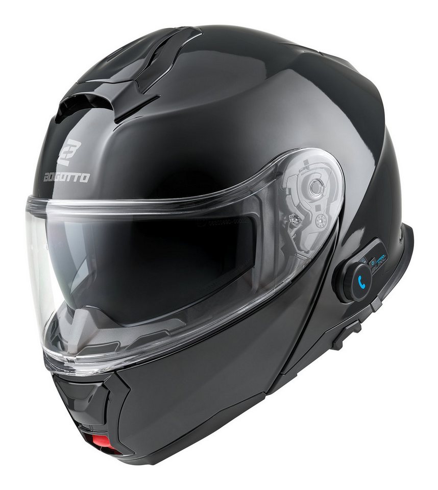 Bogotto Motorradhelm H272 Bluetooth Klapphelm, Integriertes Kommunikationssystem,geeignet Für Brillenträger,vorb Bild 5