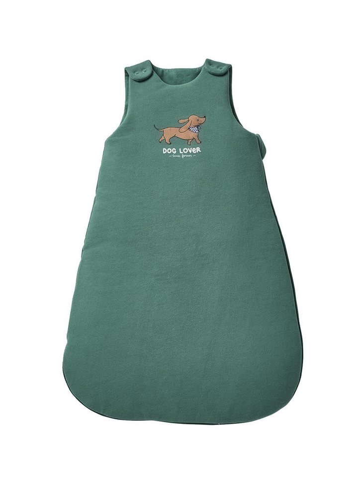vertbaudet Babyschlafsack Baby Schlafsack DACKEL mit abnehmbaren Ärmeln, Winterschlafsack, 3 TOG