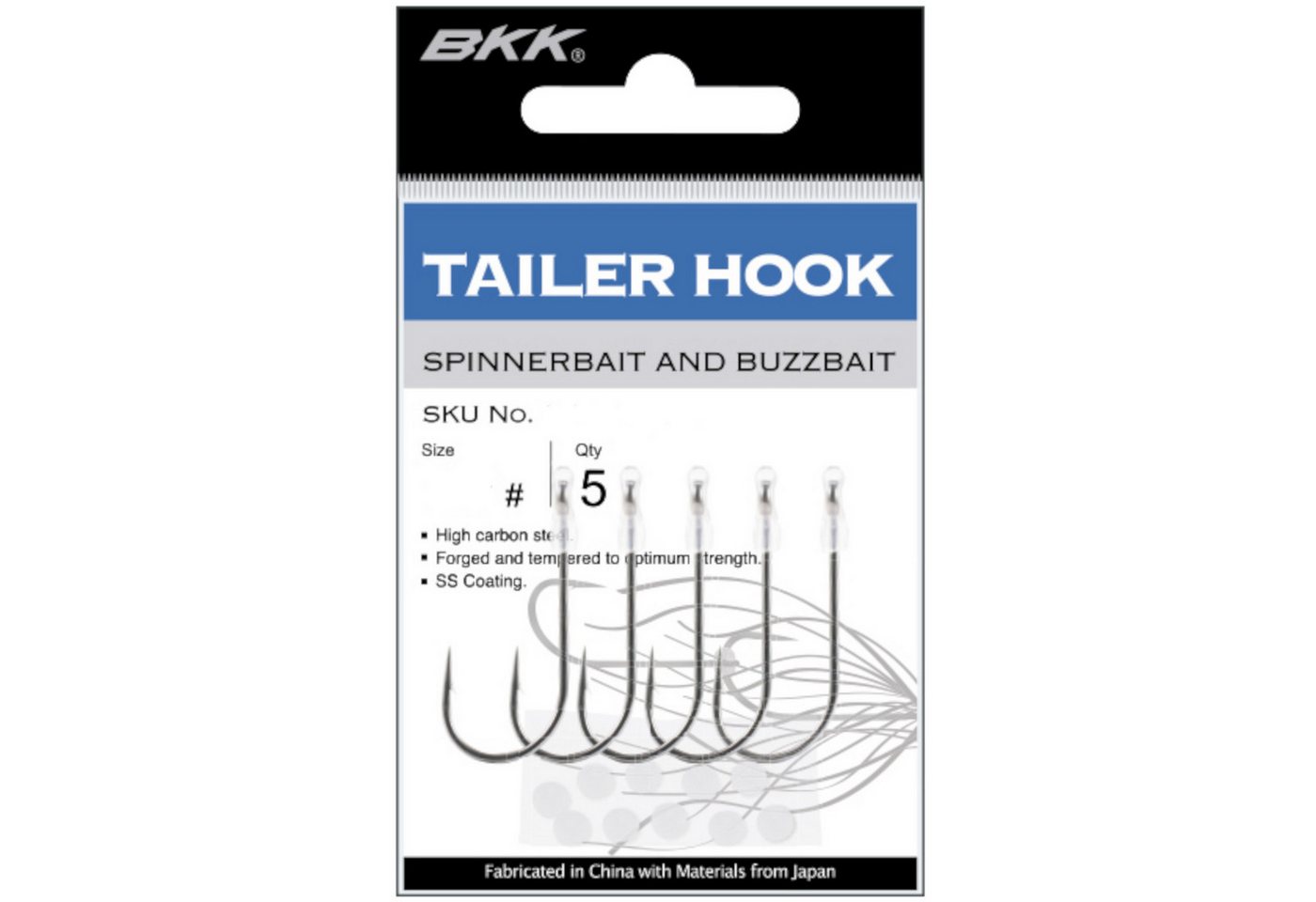 BKK Kunstköder BKK Trailer Hooks - 5 Zusatzhaken für Spinnerbaits Bild 2