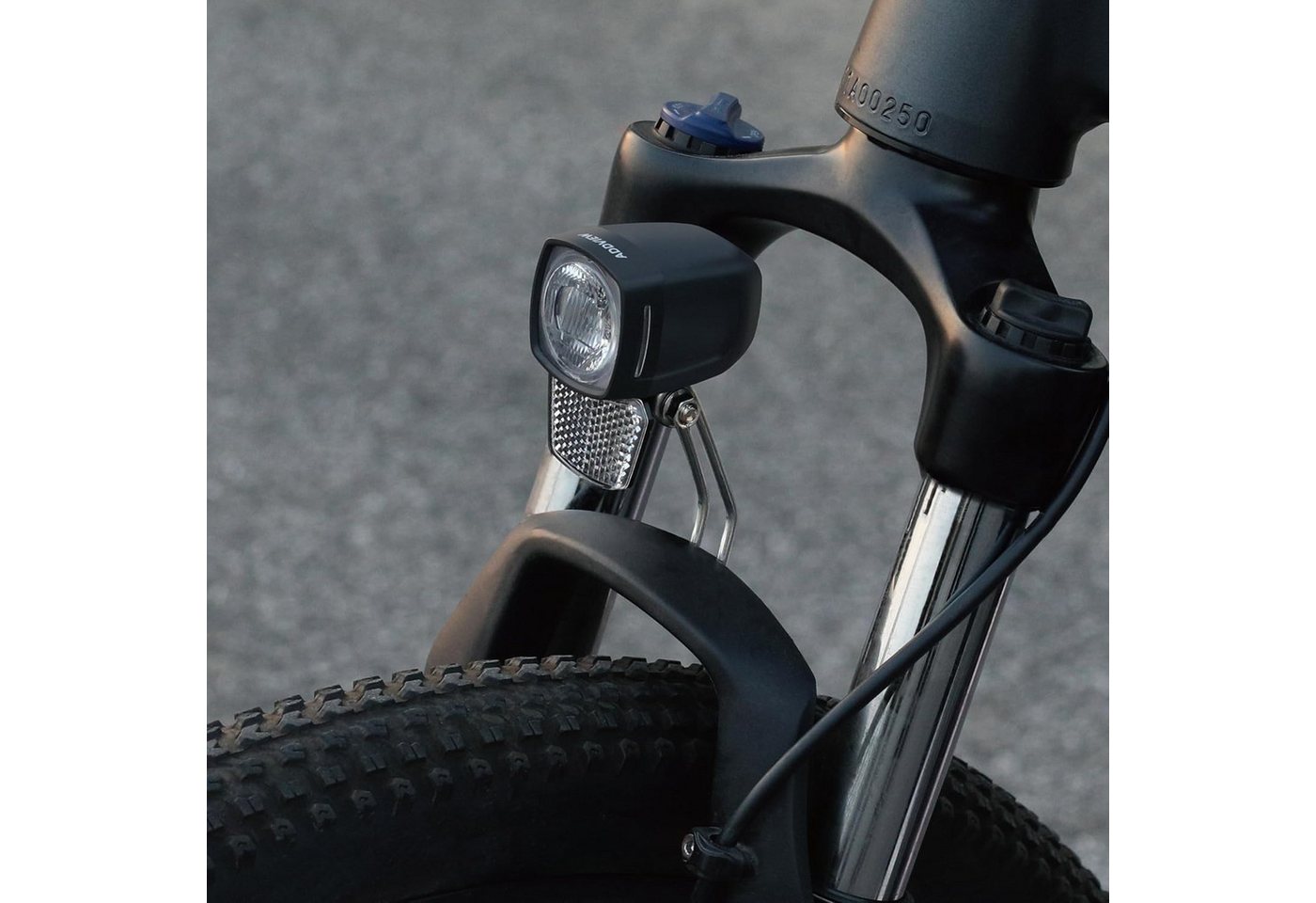 ADDVIEW Fahrradbeleuchtung 60 Lux LED E-Bike Fahrrad Scheinwerfer Reflektor Frontlampe 6-48V DC, E-Bike 6-48V DC Bild 3