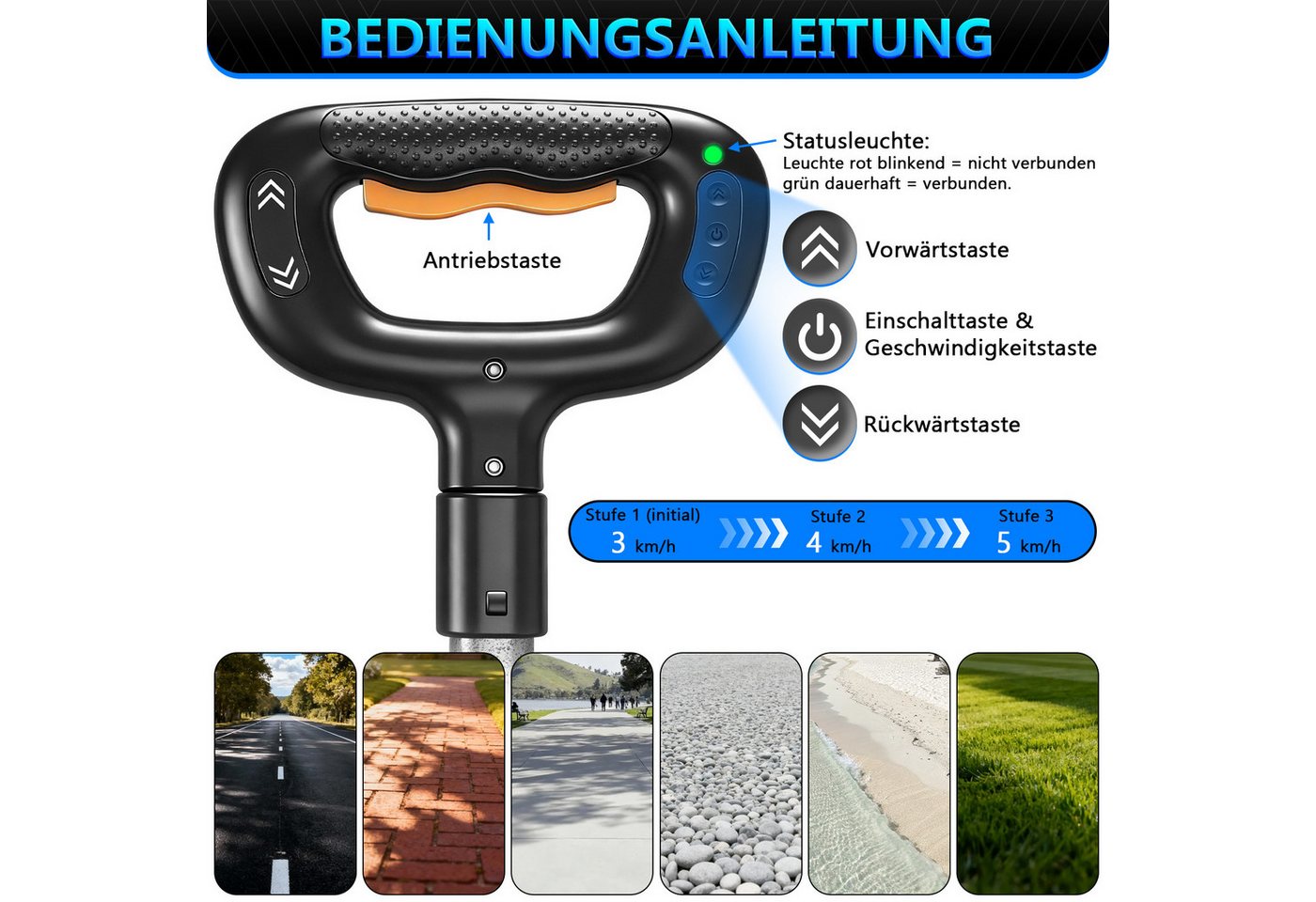 XIIW Bollerwagen Faltbar Elektrischer Handwagen 3Gang 280L 120KG Belastbar Gartenwagen (Elektrokarre mit 4,0Ah-Akku & 50W Bürstenlos Motor), Kompatibel mit Makita Akku für Camping Strand Einkauf