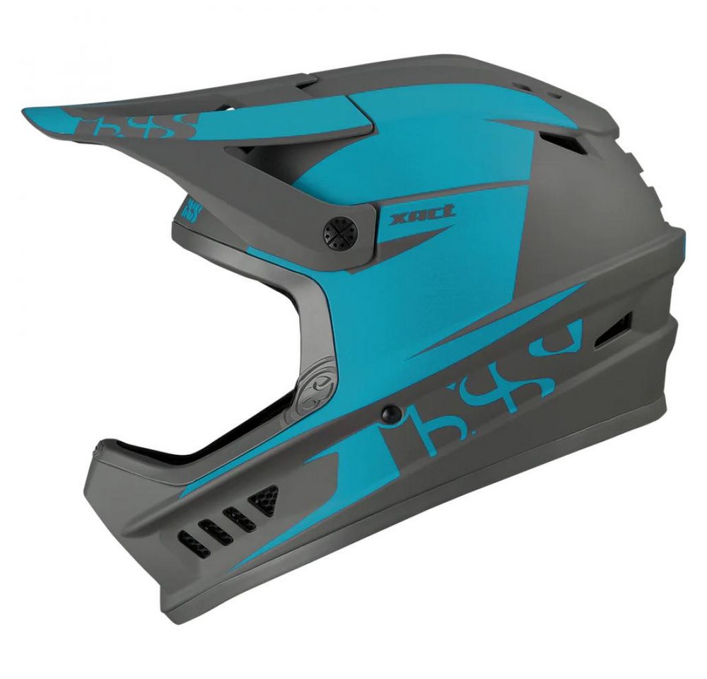 IXS Fahrradhelm iXS XACT Evo Fullface MTB-Helm Lagoon Graphite, Größe M/L 57-59 cm, AB Bild 2