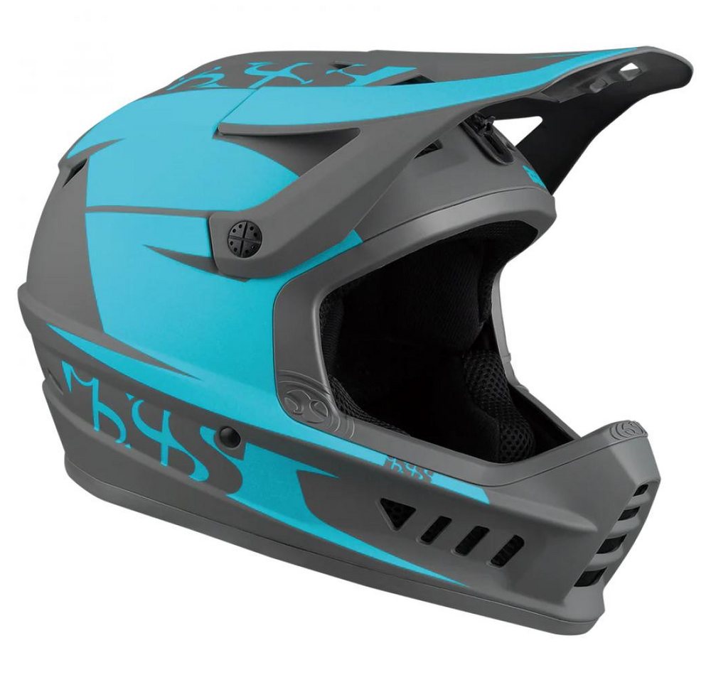 IXS Fahrradhelm iXS XACT Evo Fullface MTB-Helm Lagoon Graphite, Größe M/L 57-59 cm, AB Bild 3