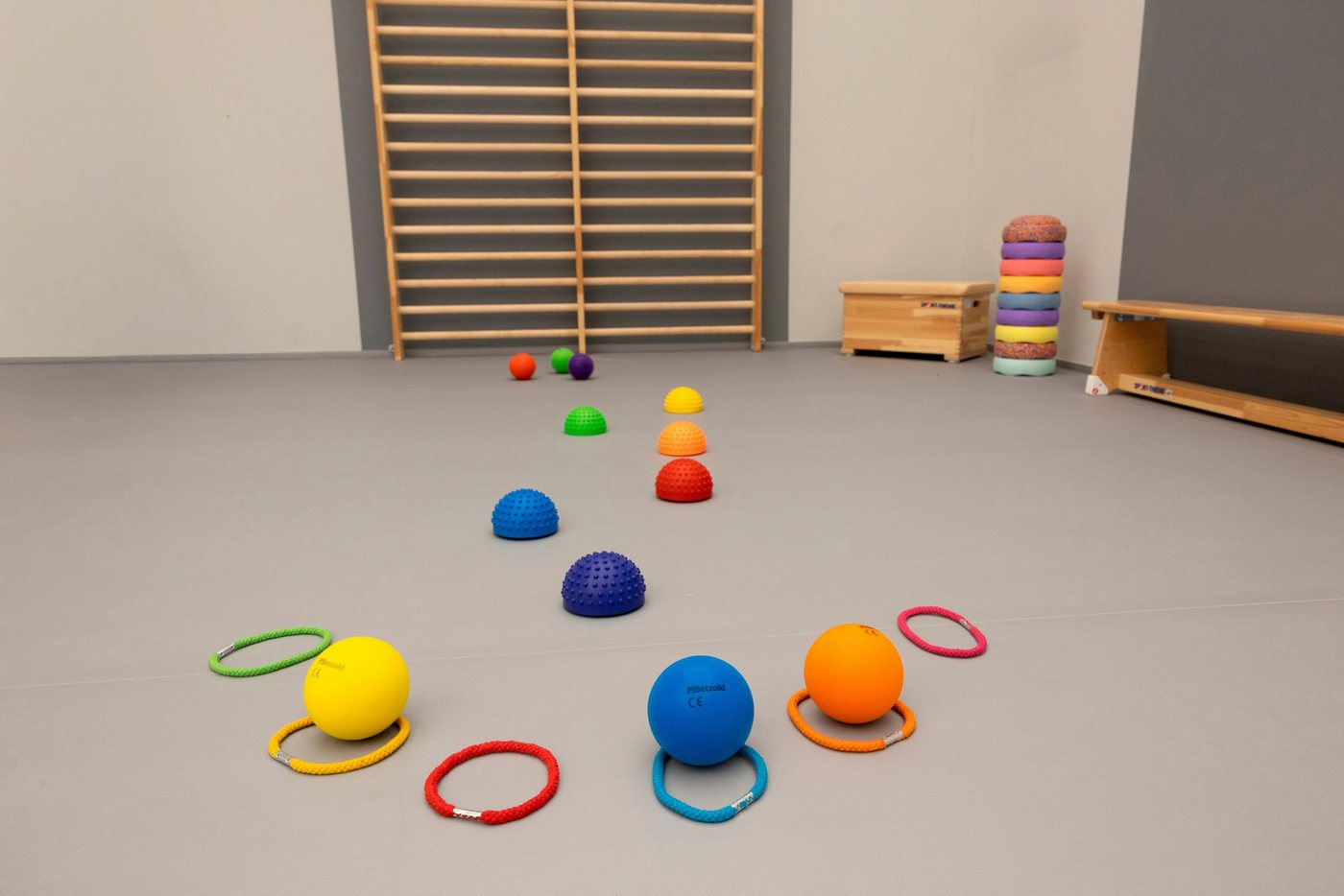 Betzold Spielball Softball-Regenbogen-Set – Weiche Bälle für Sport & Pause Bild 2