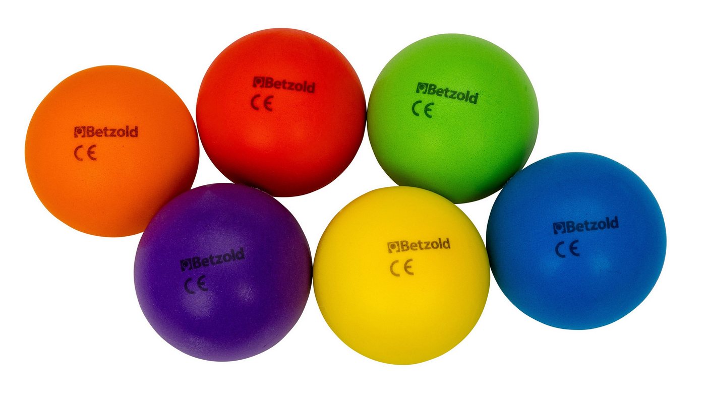 Betzold Spielball Softball-Regenbogen-Set – Weiche Bälle für Sport & Pause Bild 3