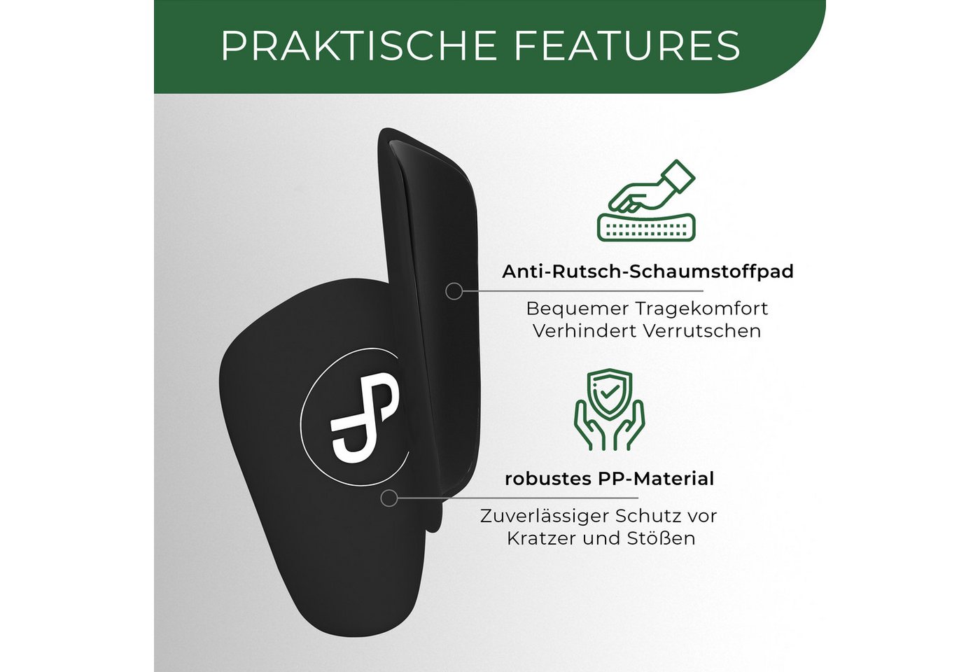 JDP Online Handel OG Fußball Schienbeinschoner Mini Schienbeinschoner Fußball, extra kleine Schienbeinschoner (1 Paar, ultraleichte Fußball Schienbeinschoner)