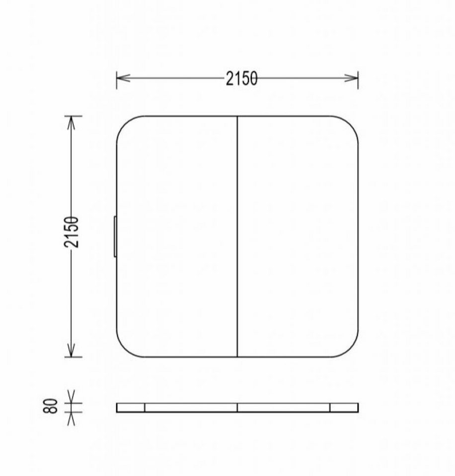 PureHaven Pool-Abdeckplane 215x215 cm, verschließbar, windsicher, Verschließbar mit robusten Schnallen – windsicher und wetterfest