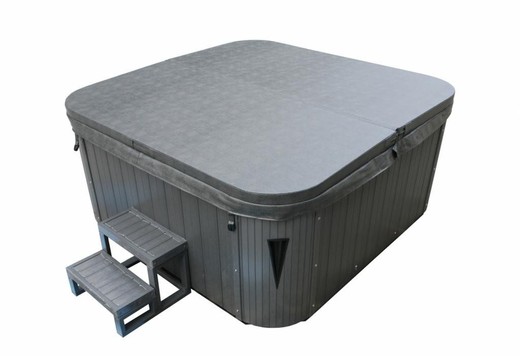 PureHaven Pool-Abdeckplane 215x215 cm, verschließbar, windsicher, Verschließbar mit robusten Schnallen – windsicher und wetterfest Bild 2