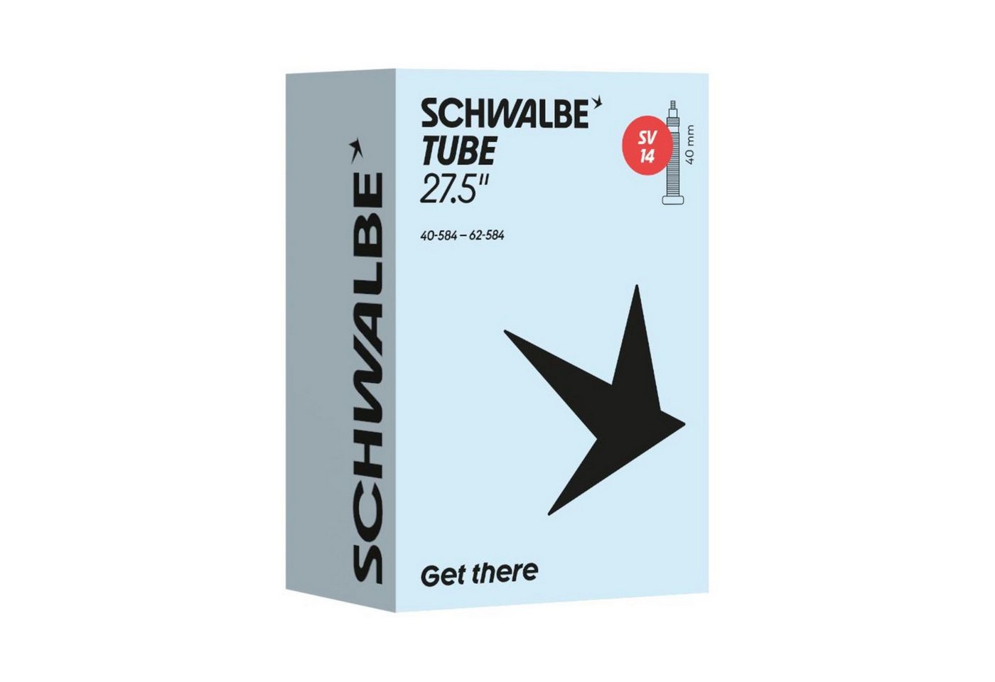 Schwalbe Fahrradschlauch Schwalbe Schlauch SV14 40mm (27,5) 40/62-584 Modell 2026