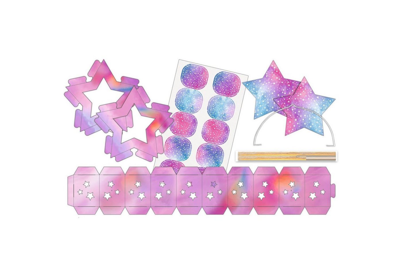 Ursus - Ludwig Bähr Umzugslaterne URSUS "TWINKLE STAR" Metallic Pink Irisierend Bild 2