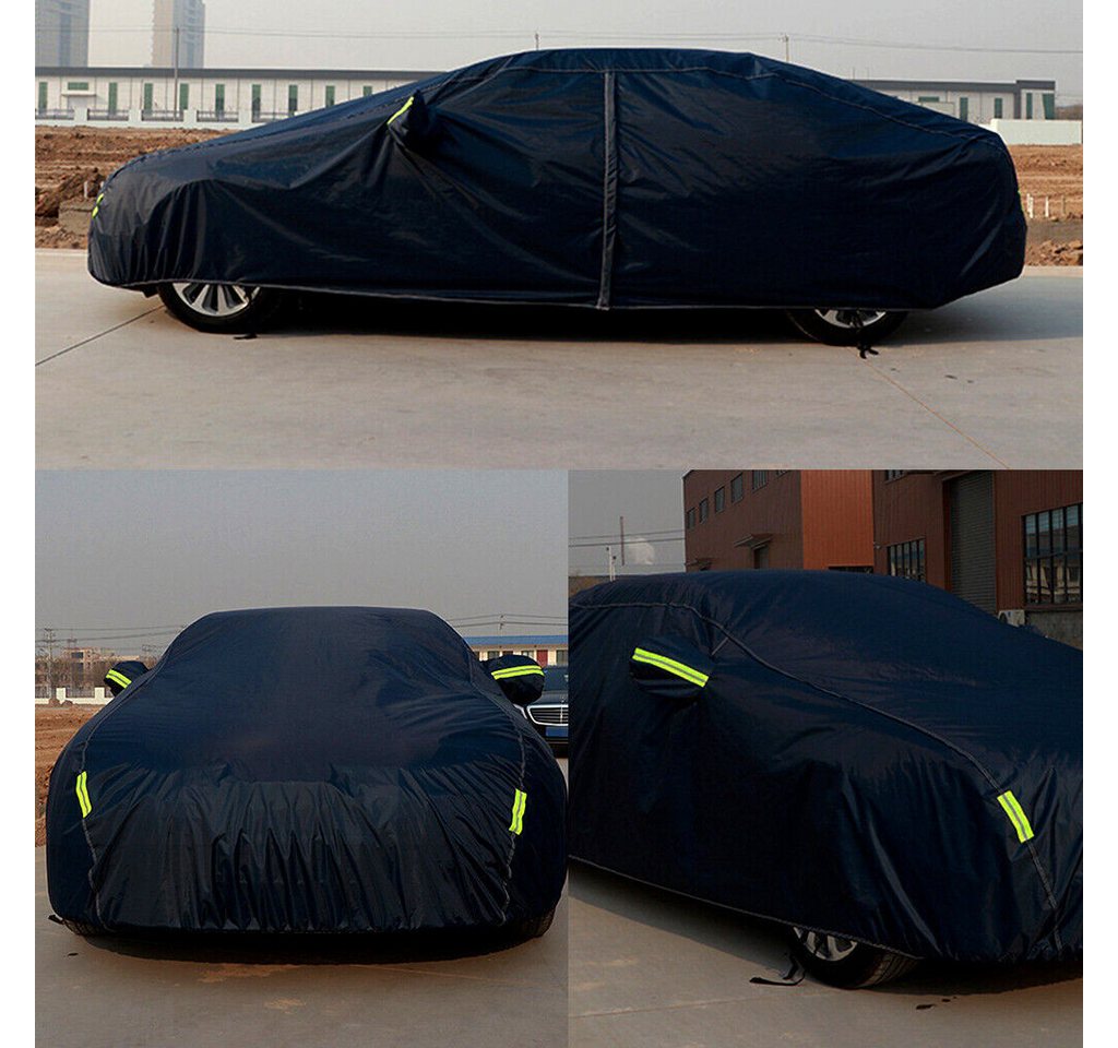 Luckice Hagelschutzplane Autoabdeckung Vollgarage 440x175x150cm, wasserdicht, UV-Schutz (Staubdicht, 190T Polyester, für Limousinen) Bild 2