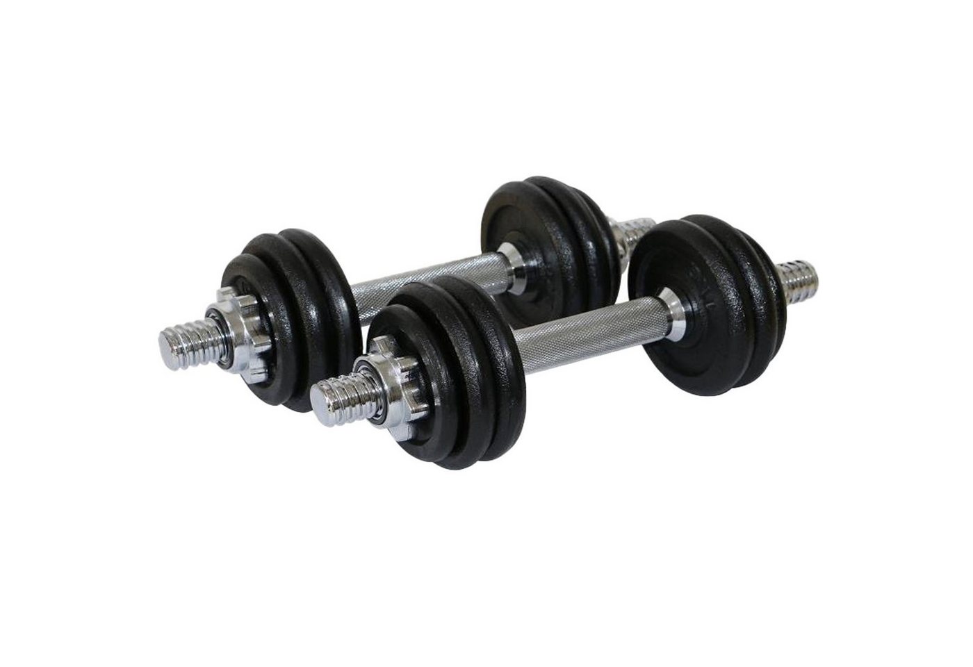 Sporttrend 24 Hantel-Set Verstellbares Kurzhantel Set 15kg, Hantel Set mit Gewicht und Hantelstange