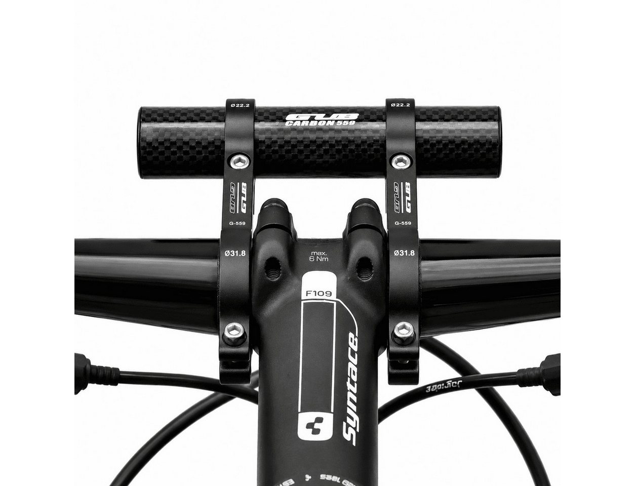 MidGard Fahrradlenker Fahrradlenker-Befestigungsadapter für Scheinweifer, Computer, Navi