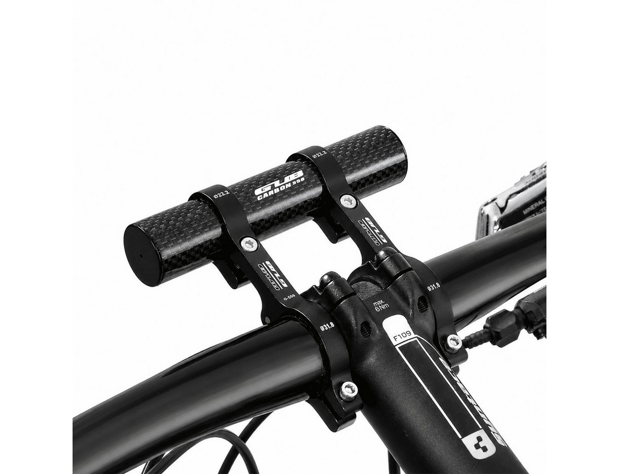 MidGard Fahrradlenker Fahrradlenker-Befestigungsadapter für Scheinweifer, Computer, Navi Bild 5
