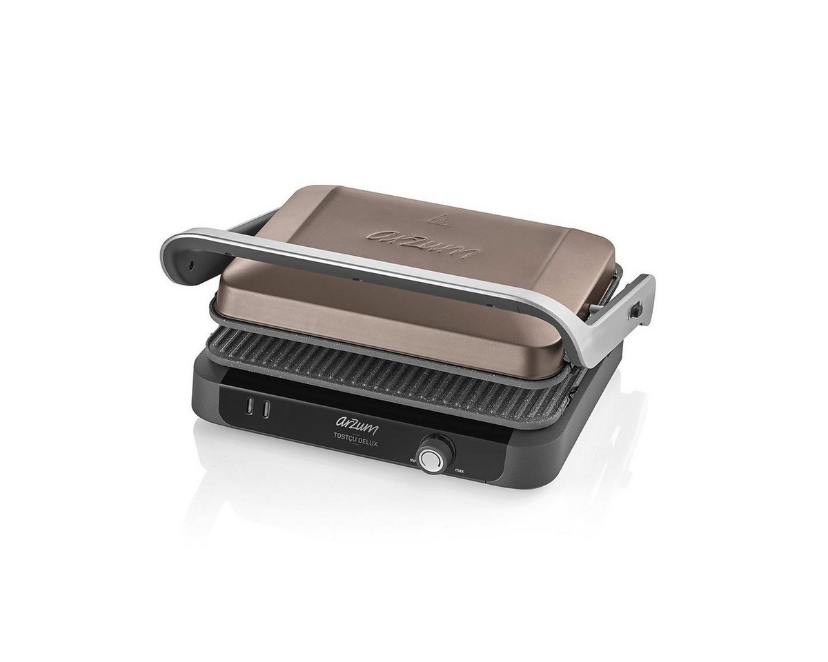Arzum Sandwichmaker Tostçu Delux 1800W, Kontaktgrill Sandwichmaker Sandwich-Toaster