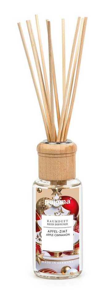 Levandeo® Luftbefeuchter, Raumduft 100ml Apfel-Zimt Lufterfrischer Duftstäbchen Raumerfrischer