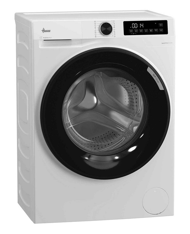 Hoover Waschmaschine H/ProWash 500 HBRQ69SBL9-S, 9 kg, 1600 U/min, Trommelreinigung, Aquastop, Dampffunktion