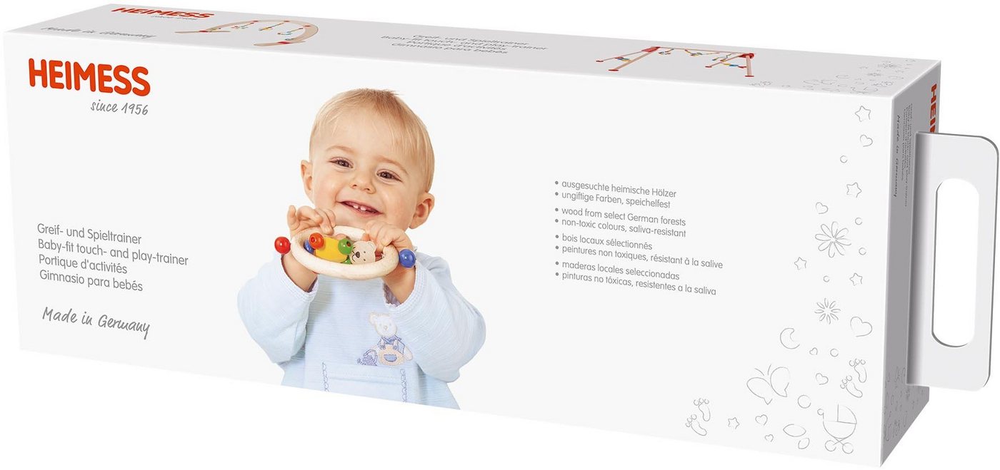 HEIMESS Lauflernhilfe Baby-Fit Blume und Insekten, Greif- und Spieltrainer, Made in Germany Bild 2