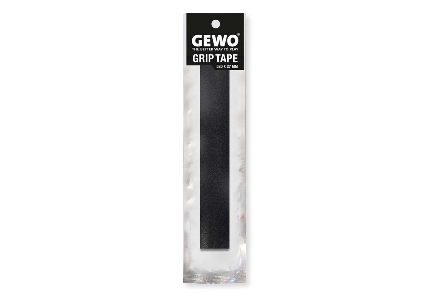 Gewo Tischtennisschläger Tischtennis Griffband – Selbstklebend Grip Tape, 27*520mm, schwarz Bild 2