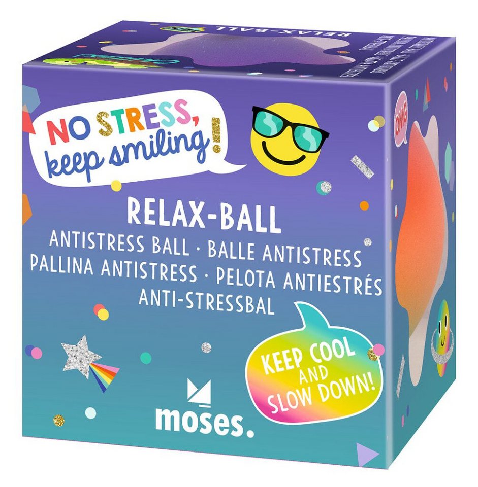 Moses. Verlag Spielball Happy Day Relaxball, Anti-Stressball in Regenbogenfarben
