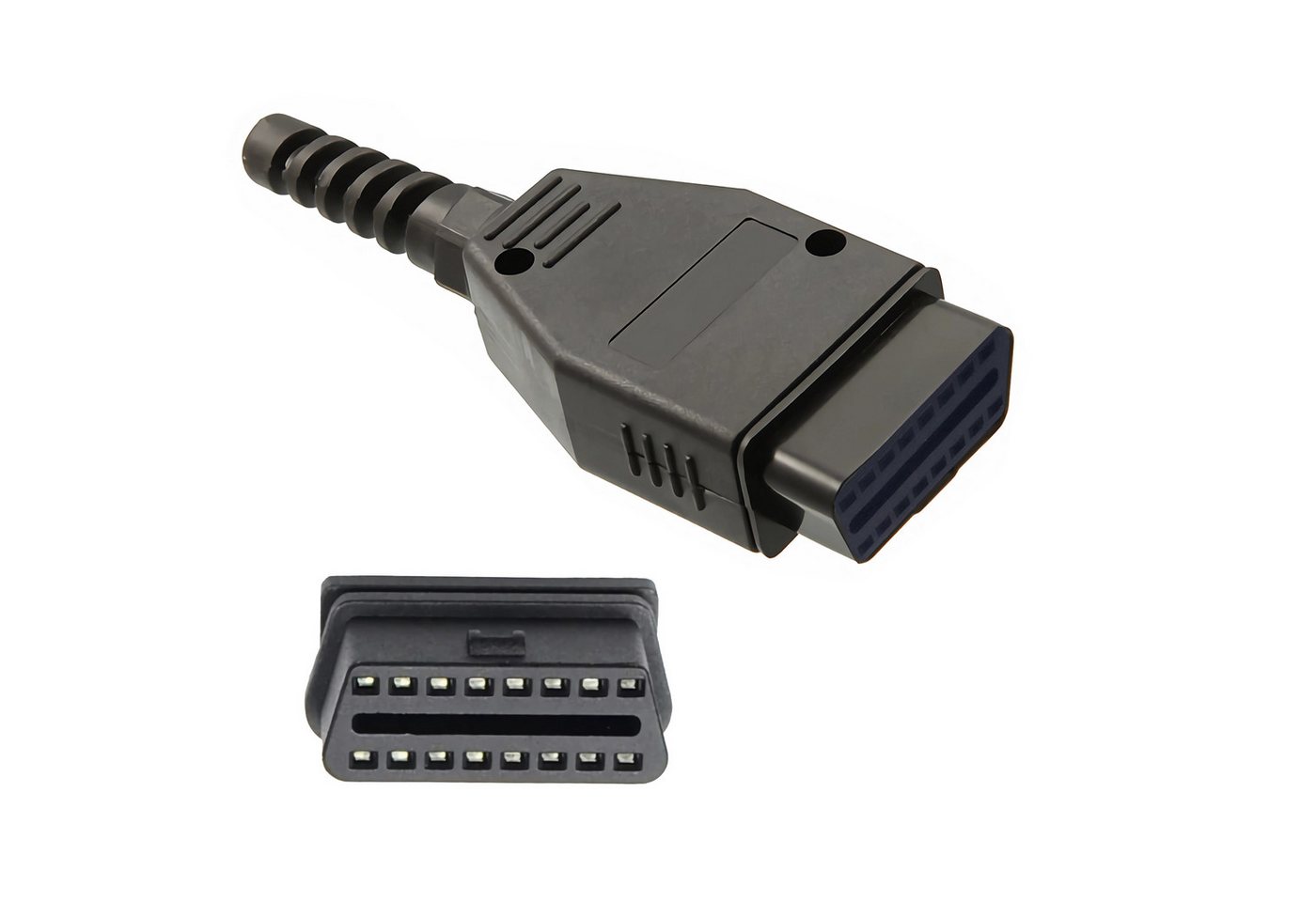 Bolwins H85 OBD2 Diagnose Buchse 16Pin Ersatz Reparatur Konfektionierung Auto Auto-Adapter OBD-II 16-Pin Buchse (J1962 / EOBD) zu OBD-II 16-Pin Buchse (zur Selbstkonfektionierung), 0 cm, Bausatz zur Herstellung eigener Diagnosekabel Bild 4