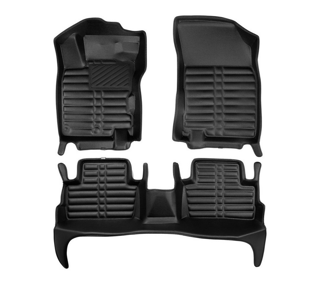 fussmattenprofi.com Auto-Fußmatte 5D Premium Auto Fussmatten für Nissan Qashqai (2.Gen) (J11) 2014-2021 (1 St), für Nissan Nissan Qashqai Bild 2