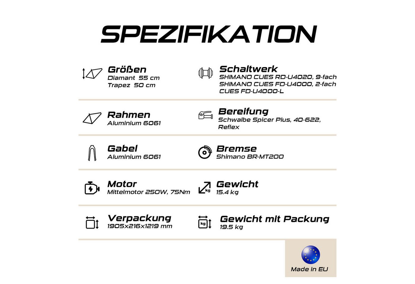 Rabeneick Cityrad Rabeneick TS5 Cityrad 28 zoll, 9-Gang Shimano Schaltung, 9 Gang SHIMANO CUES RD-U4020, 9-fach Schaltwerk, Diamant 55cm und Trapez 50cm für Damen und Herren Bild 3