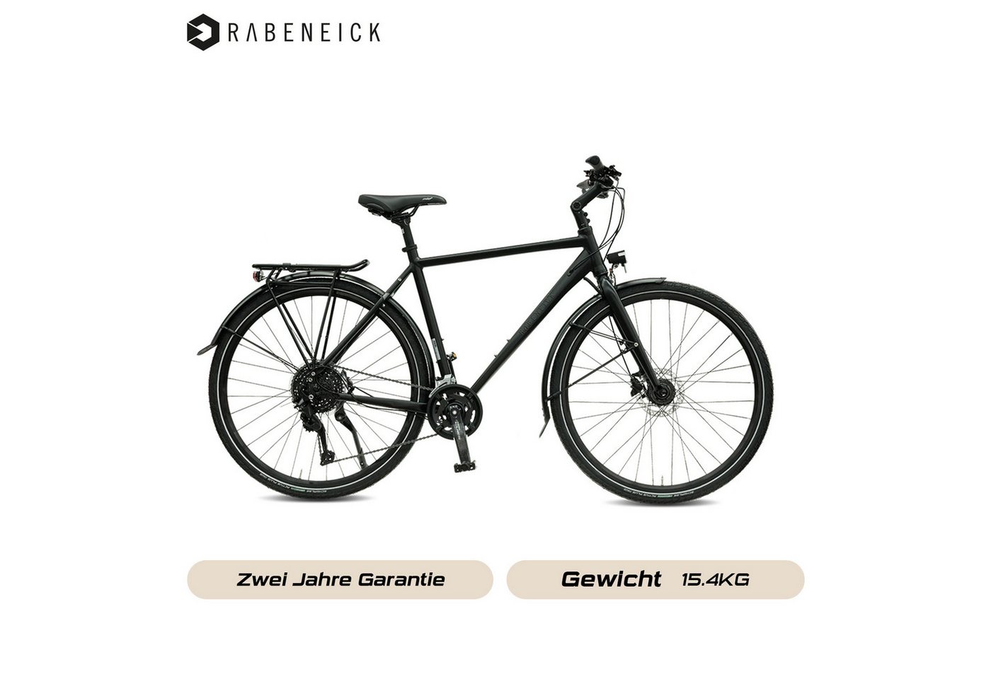 Rabeneick Cityrad Rabeneick TS5 Cityrad 28 zoll, 9-Gang Shimano Schaltung, 9 Gang SHIMANO CUES RD-U4020, 9-fach Schaltwerk, Diamant 55cm und Trapez 50cm für Damen und Herren Bild 4