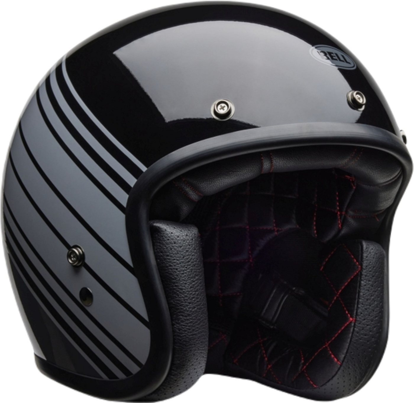 Bell Motorradhelm C500 Edge Jethelm, Vorbereitet Für Kommunikationssystem Bild 3