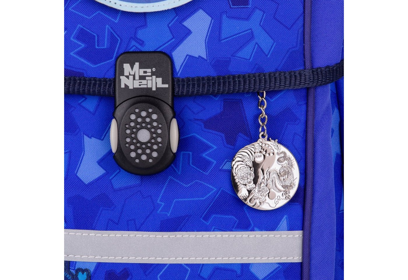 McNeill Schulranzen Ergo Compacto, Puzzle (Set, 5-tlg), inkl. Federmäppchen, Turnbeutel, Schlamperrolle & Motivmagnet Bild 5