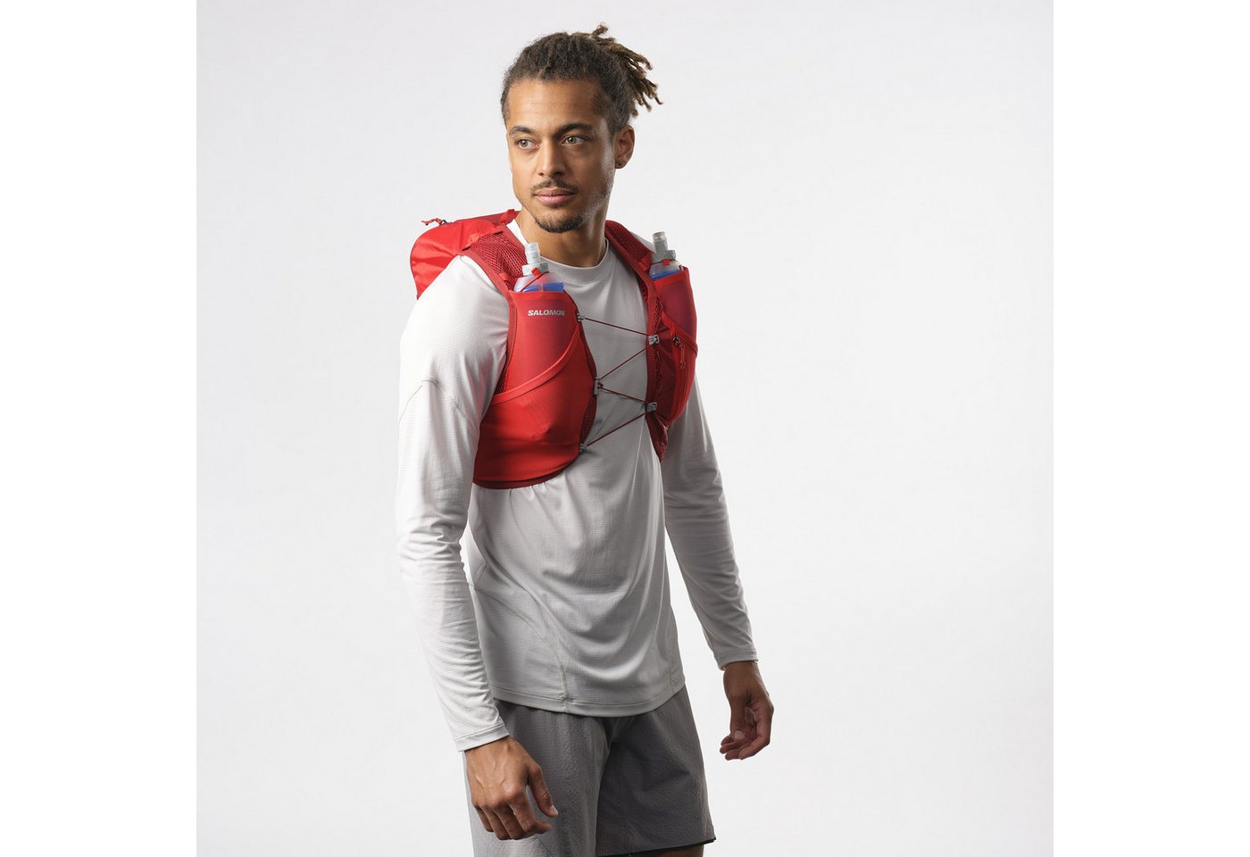 Salomon Trinkrucksack ACTIVE SKIN 8, für das Laufen, mit sportlichem Stil, Obermaterial aus Polyamid Bild 4