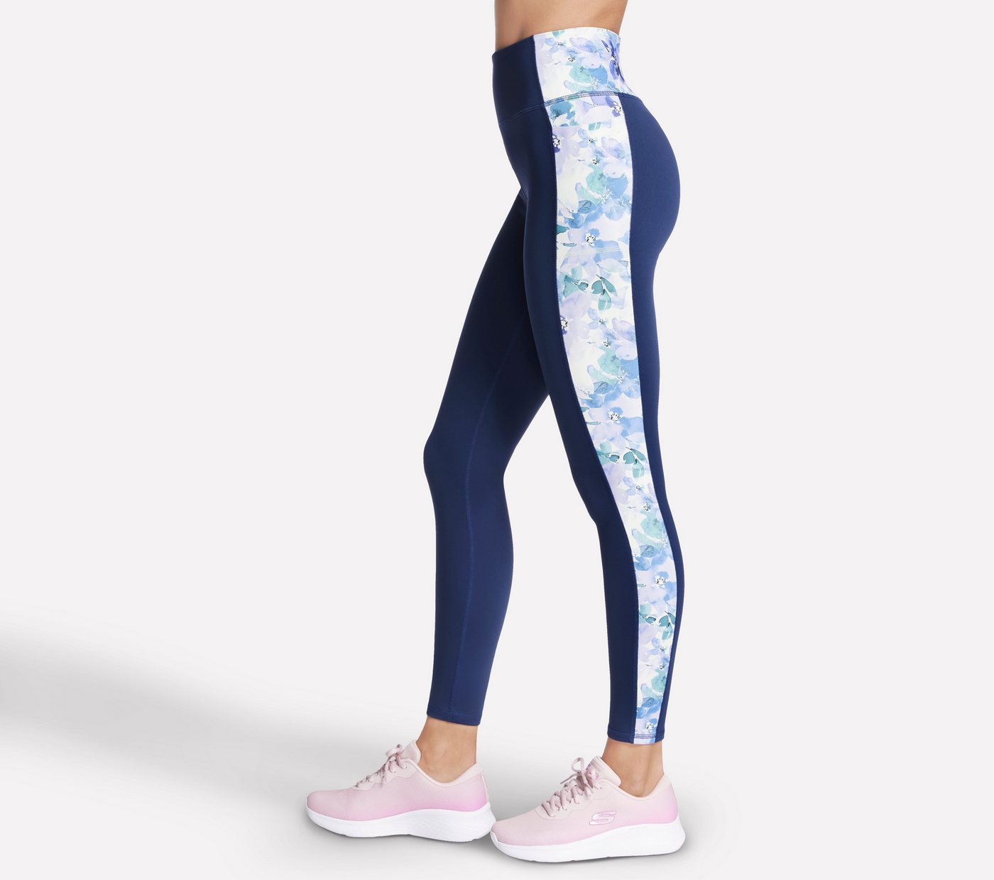 Skechers Funktionstights BLUE SEASCAPE FLORAL aus Nylon und Elasthan, elastisches Material, auch in großen Größen Bild 4