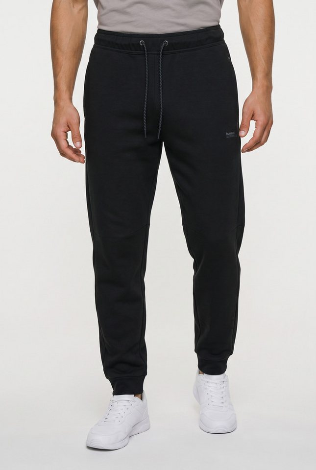 hummel Jogginghose HMLTECH FLEECE REGULAR PANTS mit Nähten an den Knien, aus Baumwoll-Sweatstoff, normale Passform Bild 3