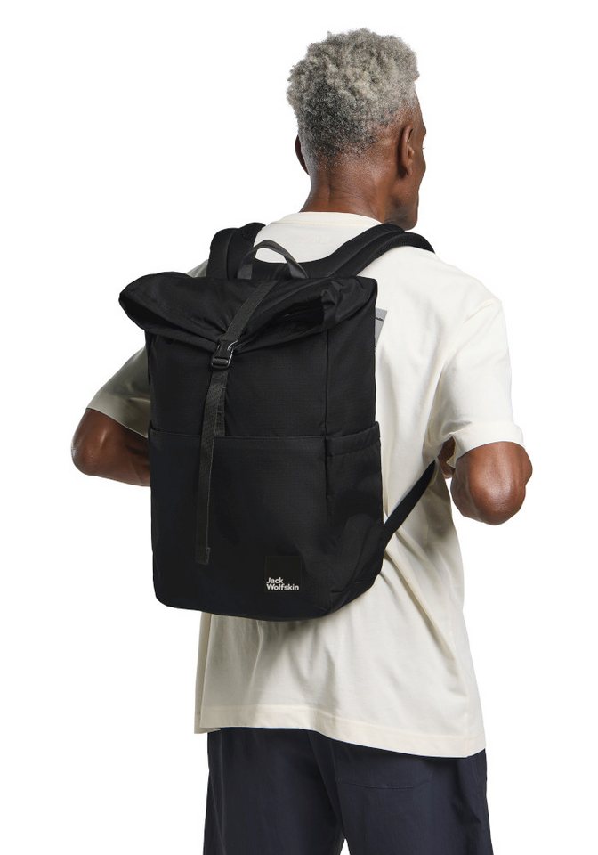 Jack Wolfskin Daypack ISLAND, Rolltop-Rucksack 20L, Laptopfach 15 Zoll, wetterbeständig