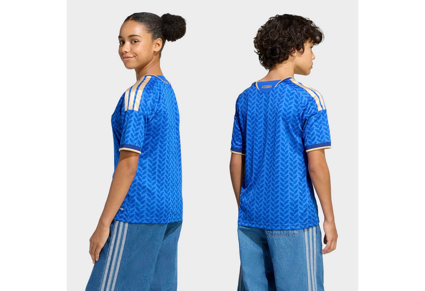 adidas Performance Fußballtrikot ITALIEN 26 KIDS HEIMTRIKOT mit Climacool-Material, schmal geschnitten