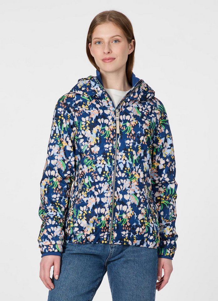 Ragwear Outdoorjacke DIZZIE PRINT mit hochschließendem Kragen, normale Passform, pflegeleicht