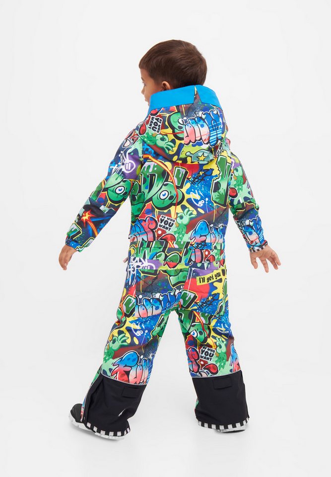 WeeDo Schneeoverall COSMO SPRAYPRINT Mitwachsender Schneeanzug Bild 2