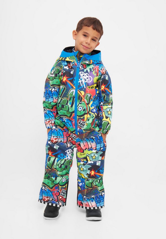 WeeDo Schneeoverall COSMO SPRAYPRINT Mitwachsender Schneeanzug Bild 3