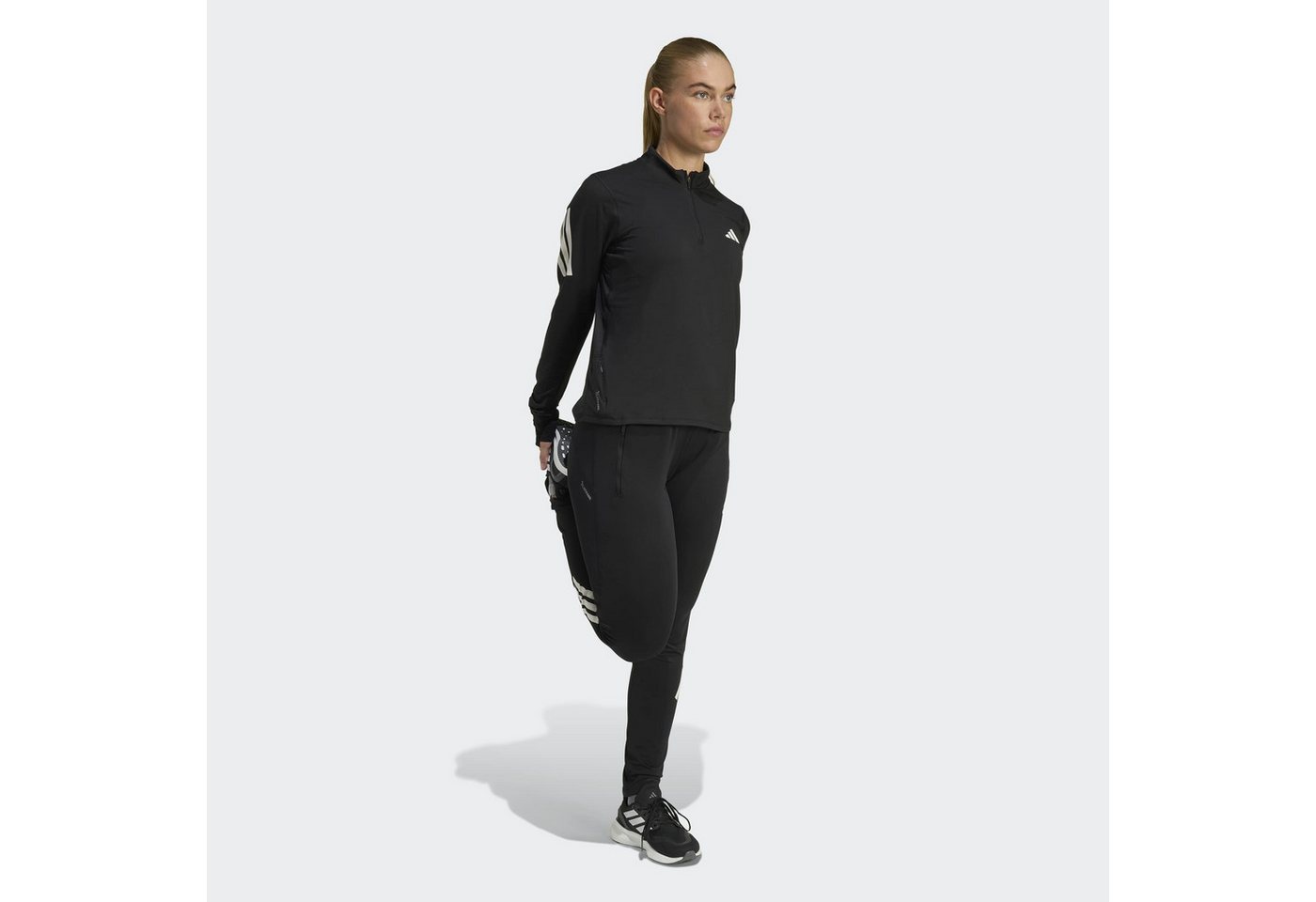 adidas Performance Laufshirt ADI365 ICONIC RUNNING, REISSVERSCHLUSS BIS ZUR BRUST Bild 4
