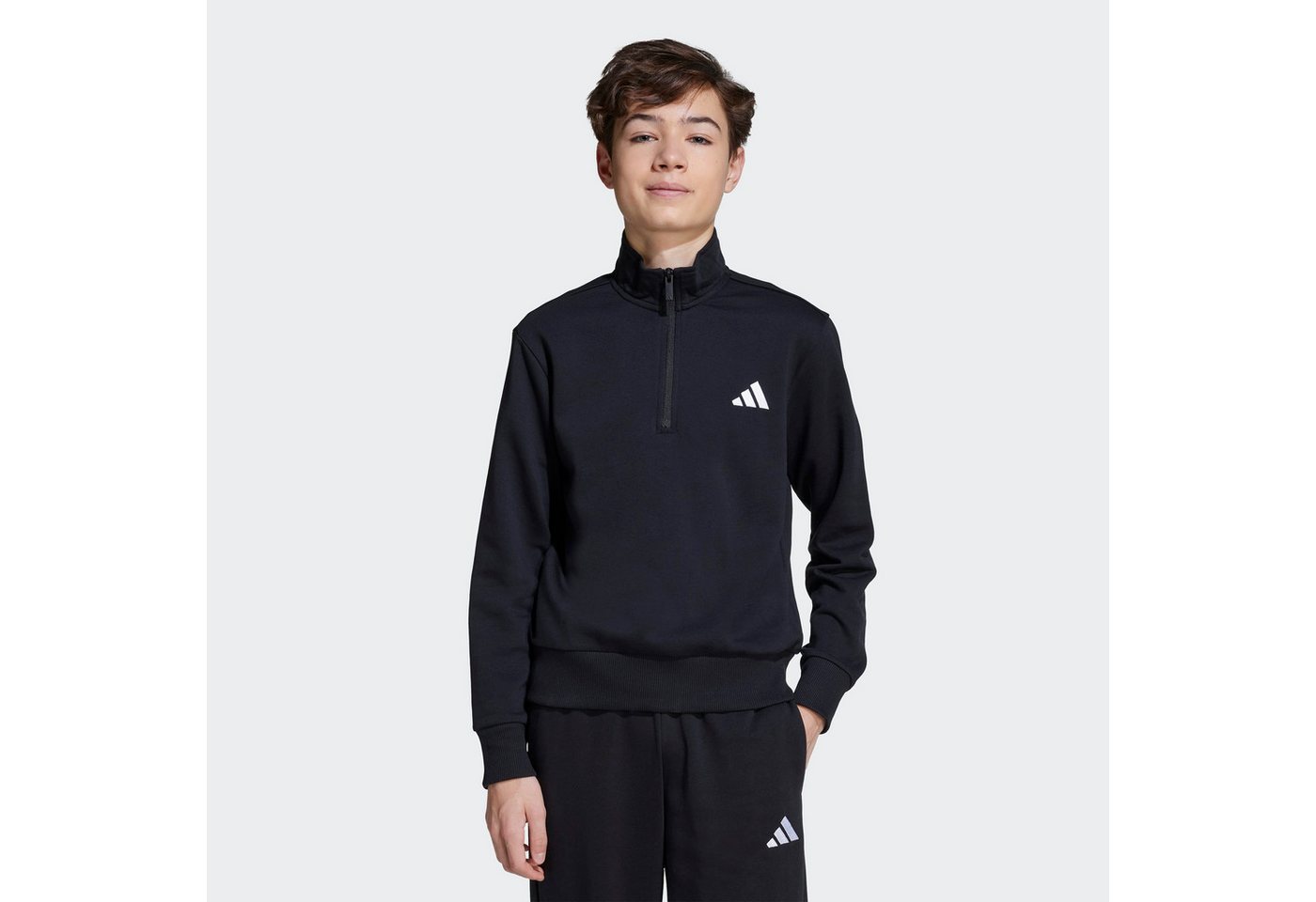 adidas Sportswear Trainingsshirt ESSENTIALS HALF-ZIP KINDER für Kinder und Teens, mit halbhohem Reißverschluss Bild 5