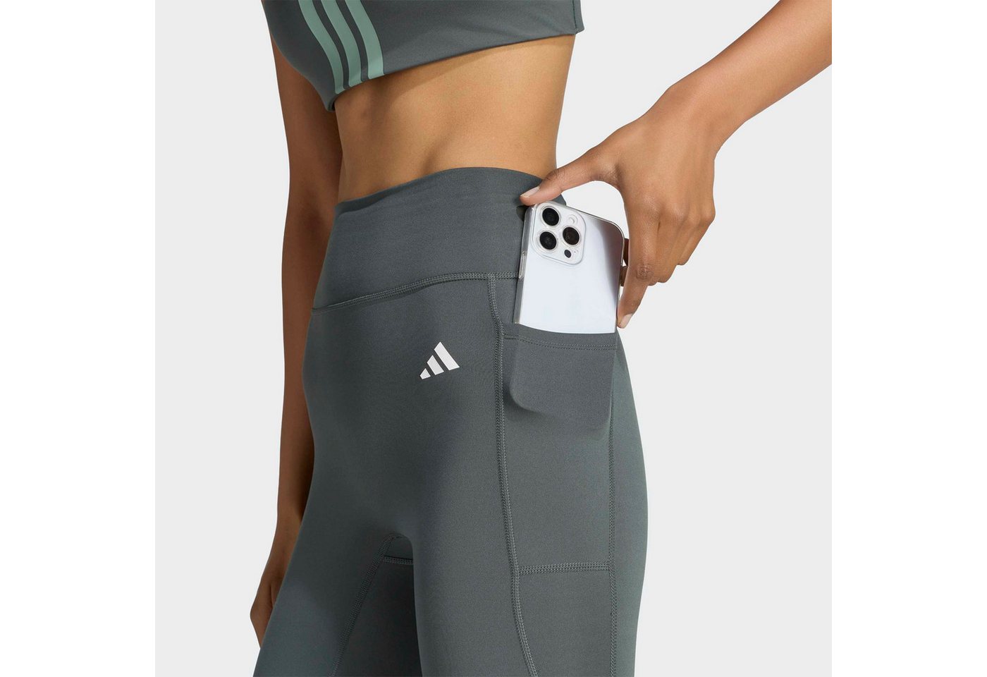 adidas Performance Trainingstights OPTIME ESSENTIALS CAPRI-LEGGINGS für Fitness und Yoga, mit climacool®, 3/4-Länge