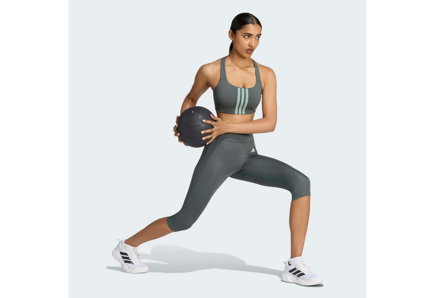 adidas Performance Trainingstights OPTIME ESSENTIALS CAPRI-LEGGINGS für Fitness und Yoga, mit climacool®, 3/4-Länge Bild 5