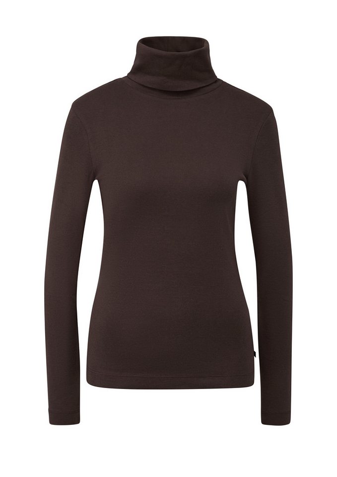 QS Rollkragenshirt Langarmshirt mit Rolli / Baumwolle Bild 3