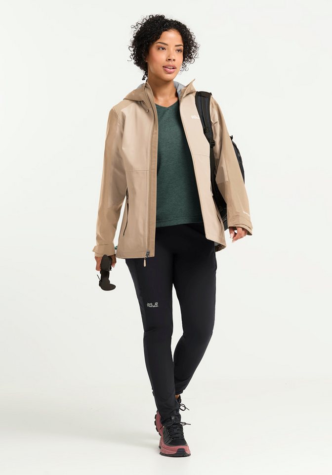 Jack Wolfskin Outdoorjacke WILDBOUND 2L JKT W mit Kapuze, atmungsaktiv, wasserdicht, windabweisend Bild 5