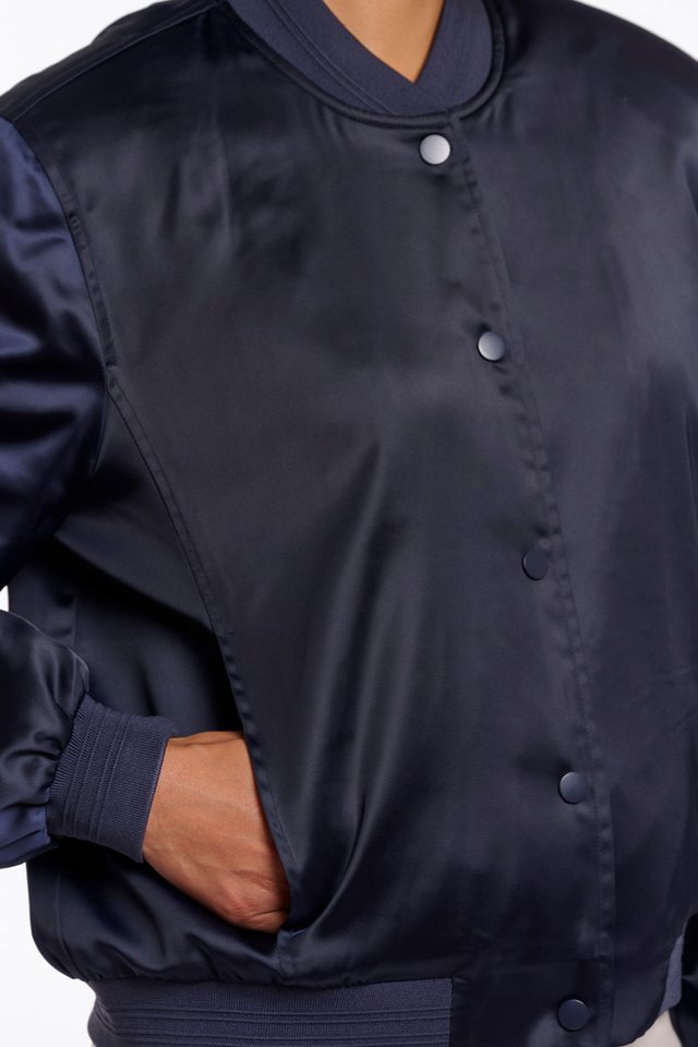 Rino & Pelle Fellimitatjacke Plüschjacke mit Knopfverschluss und Stehkragen